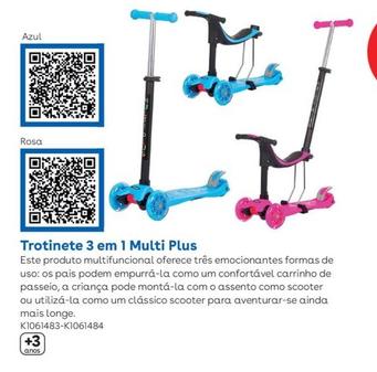 Oferta de Sun&Sport - Trotinete 3 Em 1 Multi Plus Azulem Toys R Us