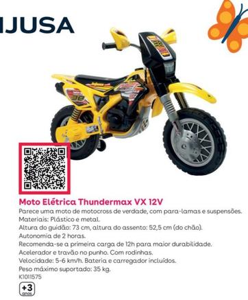 Oferta de Injusa - Moto Eletrica Thundermax VX 12Vem Toys R Us