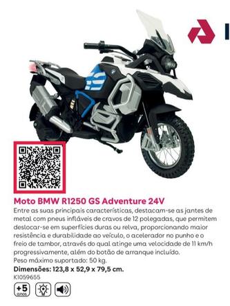 Oferta de Injusa - Moto BMW R1250 GS Adventure 24Vem Toys R Us