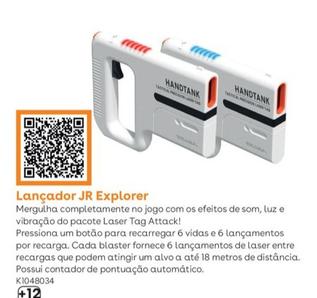 Oferta de Sharper Image - Lancador Jr Explorerem Toys R Us