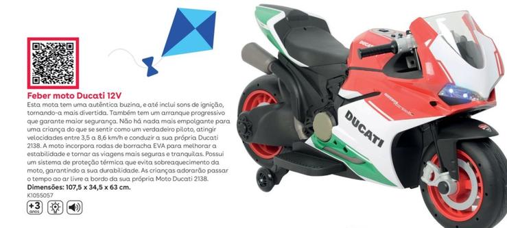 Oferta de Feber - Moto Ducati 12vem Toys R Us