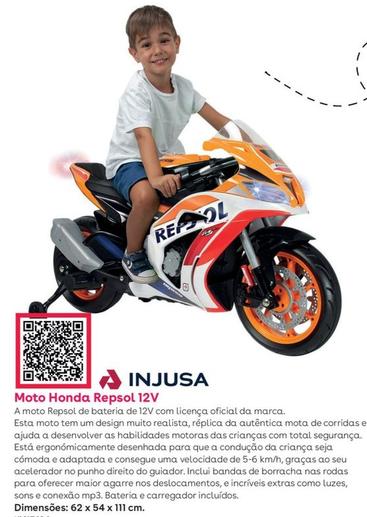 Oferta de Injusa - Moto Honda Repsol 12Vem Toys R Us