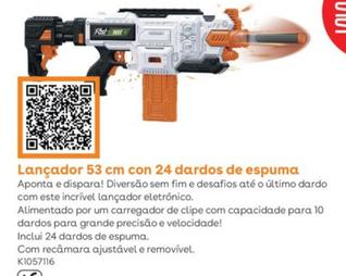 Oferta de Sun & Sport - Lancador 53 Cm Con 24 Dardos De Espumaem Toys R Us