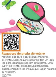 Oferta de Sun & Sport - Raquetes De Praia De Velcroem Toys R Us