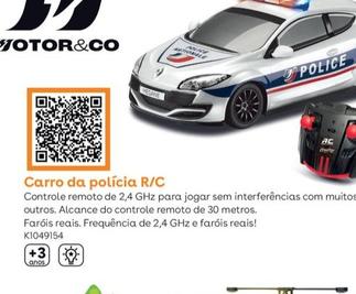 Oferta de Motor & Co - Carro Da Policia R/Cem Toys R Us