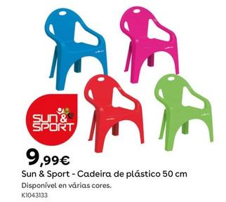 Oferta de Sun & Sport - Cadeira De Plástico 50 Cm por 9,99€ em Toys R Us