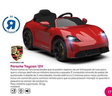 Oferta de Porsche - Taycan 12Vem Toys R Us