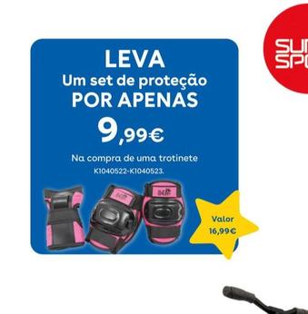 Oferta de Sun&Sport - Um Set De Proteção Por Apenas por 9,99€ em Toys R Us