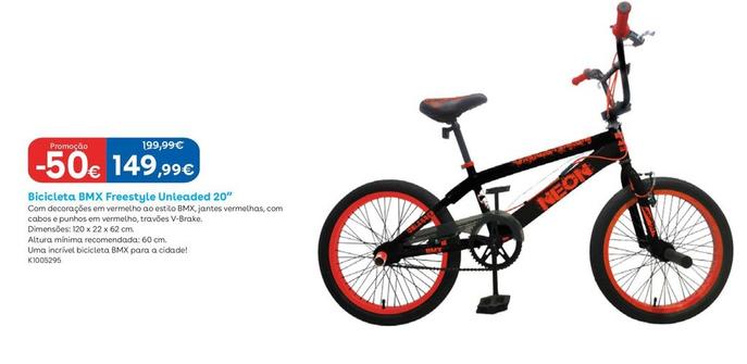 Oferta de Bicicleta BMX Freestyle Unleaded 20'' por 149,99€ em Toys R Us