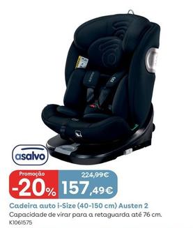Oferta de Asalvo - Cadeira Auto I-size (40-150 Cm) Austen 2 por 157,49€ em Toys R Us