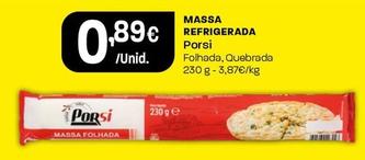 Oferta de Porsi - Massa Refrigerada por 0,89€ em Intermarché