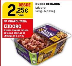 Oferta de Izidoro - Cubos De Bacon por 2,25€ em Intermarché