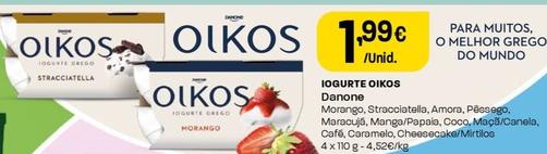 Oferta de Danone - Iogurte Oikos por 1,99€ em Intermarché