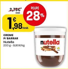 Oferta de Nutella - Creme P/barrar por 1,98€ em Intermarché