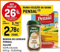 Oferta de Nestle - Bebida De Cereais Pensal por 2,78€ em Intermarché