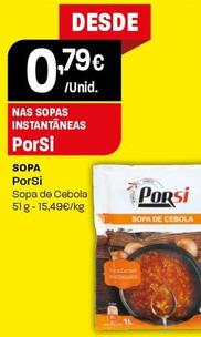Oferta de Porsi - Sopa por 0,79€ em Intermarché
