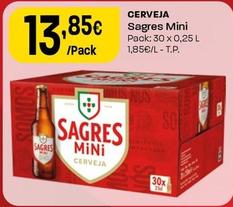 Oferta de Sagres - Cerveja Mini por 13,85€ em Intermarché