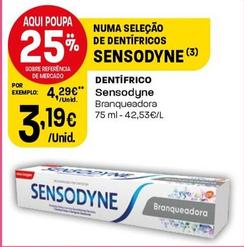 Oferta de Sensodyne - Dentifrico por 3,19€ em Intermarché