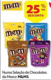 Oferta de M&M's - Numa Seleção de Chocolates da Marcaem Auchan