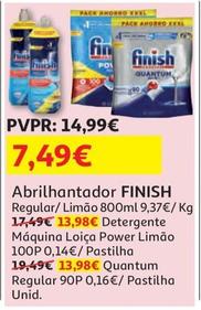 Oferta de Finish - Abrilhantador  por 7,49€ em Auchan