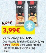 Oferta de Prozis - Zero Wrap  por 3,99€ em Auchan