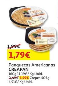 Oferta de Creapan - Panquecas Americanas  por 1,79€ em Auchan