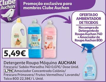 Oferta de Auchan - Detergente Roupa Máquina por 5,49€ em Auchan