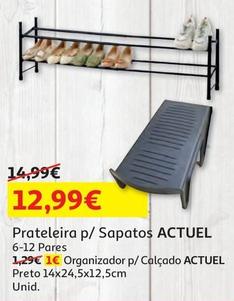Oferta de Actuel - Prateleira P/ Sapatos  por 12,99€ em Auchan