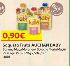 Oferta de Auchan Baby - Saqueta Fruta  por 0,9€ em Auchan