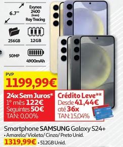 Oferta de Samsung - Smartphone Galaxy S24+ por 1199,99€ em Auchan