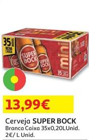 Oferta de Super Bock - Cerveja  por 13,99€ em Auchan