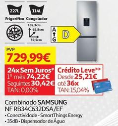 Oferta de Samsung - Combinado NF RB34C632DSA/EF por 729,99€ em Auchan