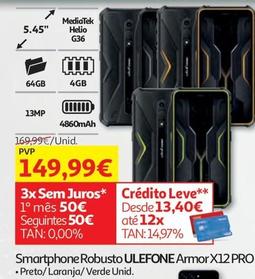 Oferta de Ulefone - Smartphone Robusto Armor X12 Pro por 149,99€ em Auchan