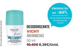 Oferta de Vichy - Desodorizante  por 8,39€ em Auchan