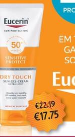 Oferta de Eucerin - Gel Creme  Sun After Sun Sensitive Rel 150Ml por 17,75€ em Auchan