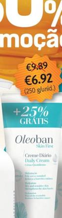 Oferta de Oleoban - Creme Diario  por 6,92€ em Auchan