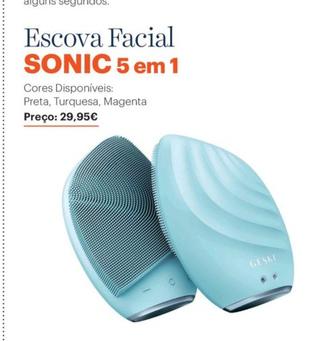 Oferta de Geske - Escova Facial Sonic 5Em1 Turquesa por 29,95€ em Auchan