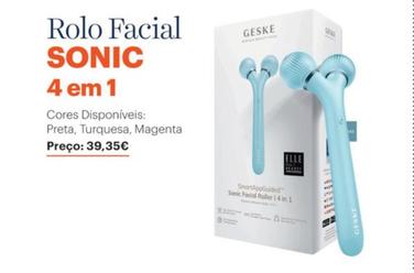 Oferta de Geske - Rolo Facial Sonic 4Em1 Turquesa por 39,35€ em Auchan
