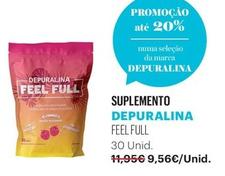 Oferta de  Depuralina - Suplemento Feel Full 30Un por 9,56€ em Auchan