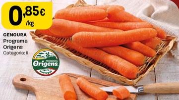 Oferta de Cenoura por 0,85€ em Intermarché