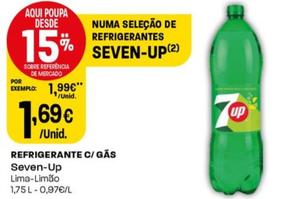 Oferta de Seven Up - Refrigerante C/gās por 1,69€ em Intermarché