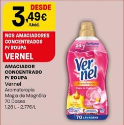 Oferta de Vernel - Amaciador Concentrado P/ Roupa por 3,49€ em Intermarché