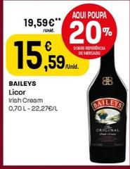 Oferta de Baileys - Licor por 15,59€ em Intermarché