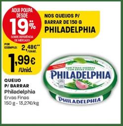 Oferta de Philadelphia - Queijos P/ Barrar por 1,99€ em Intermarché