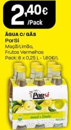 Oferta de Porsi - Água C/gas por 2,4€ em Intermarché
