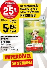 Oferta de Friskies - Alimento Seco P/ Cao  por 5,19€ em Intermarché