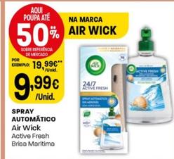 Oferta de Air Wick - Spray Automático por 9,99€ em Intermarché