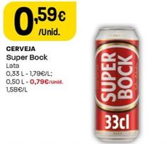 Oferta de Super Bock - Cerveja por 0,59€ em Intermarché
