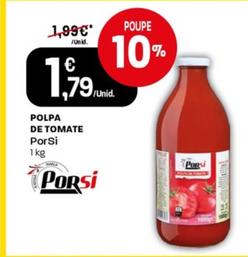 Oferta de Porsi - Polpa De Tomate por 1,79€ em Intermarché