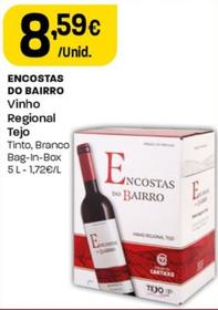 Oferta de Encostas Do Bairro - Vinho Regional Tejo por 8,59€ em Intermarché